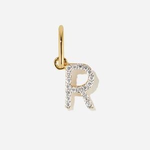 BRUNA THE LABEL LAB-GROWN DIAMOND LETTER CHARM